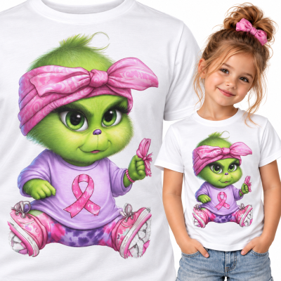 KOSZULKA DZIECIĘCA ŚWIĄTECZNA GRINCH BABY GIRL